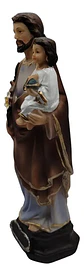 San José Y El Niño Jesús | Fe, Protección Y Bendición Azul Marino - Miniatura 5