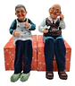 Set De Abuelitos Decorativos Sentados  Encanto Y Ternura - Miniatura 2