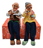 Set De Abuelitos Decorativos Sentados  Encanto Y Ternura - Miniatura 4
