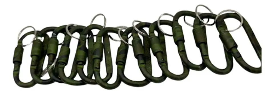Mosquetón Camuflado Explorer Gear Premium Collection X12 Verde Oscuro 6