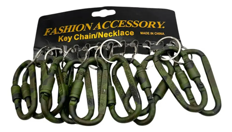Mosquetón Camuflado Explorer Gear Premium Collection X12 Verde Oscuro 7