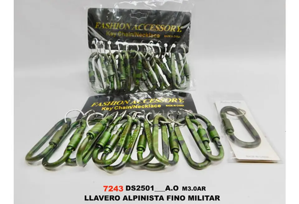 Mosquetón Camuflado Explorer Gear Premium Collection X12 Verde Oscuro 9