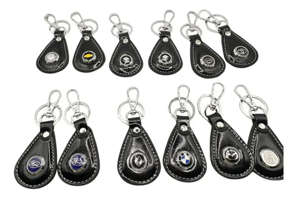 Llavero Blackmotion Cuero Sintético Diseño Premium X12 1