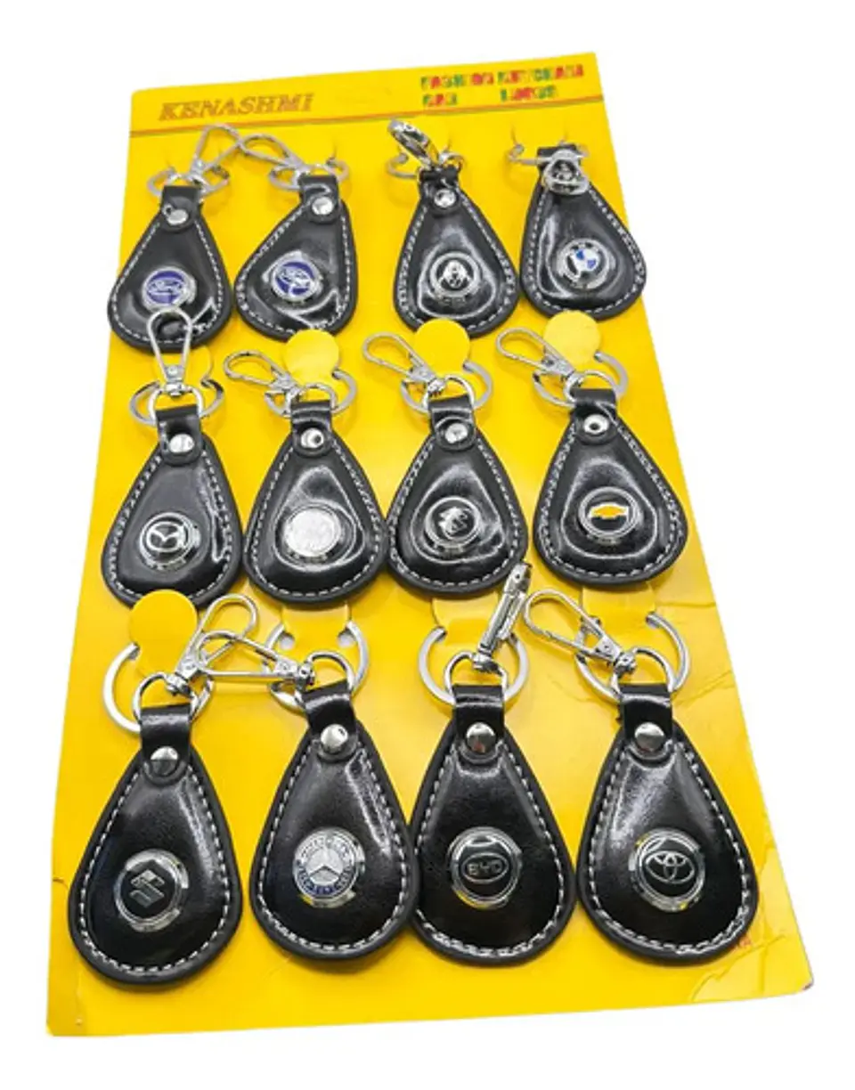 Llavero Blackmotion Cuero Sintético Diseño Premium X12 3