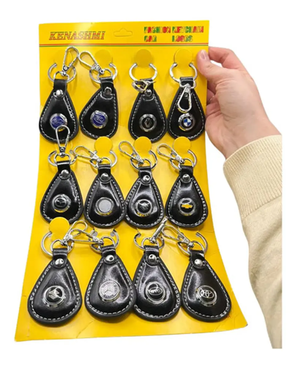 Llavero Blackmotion Cuero Sintético Diseño Premium X12 5