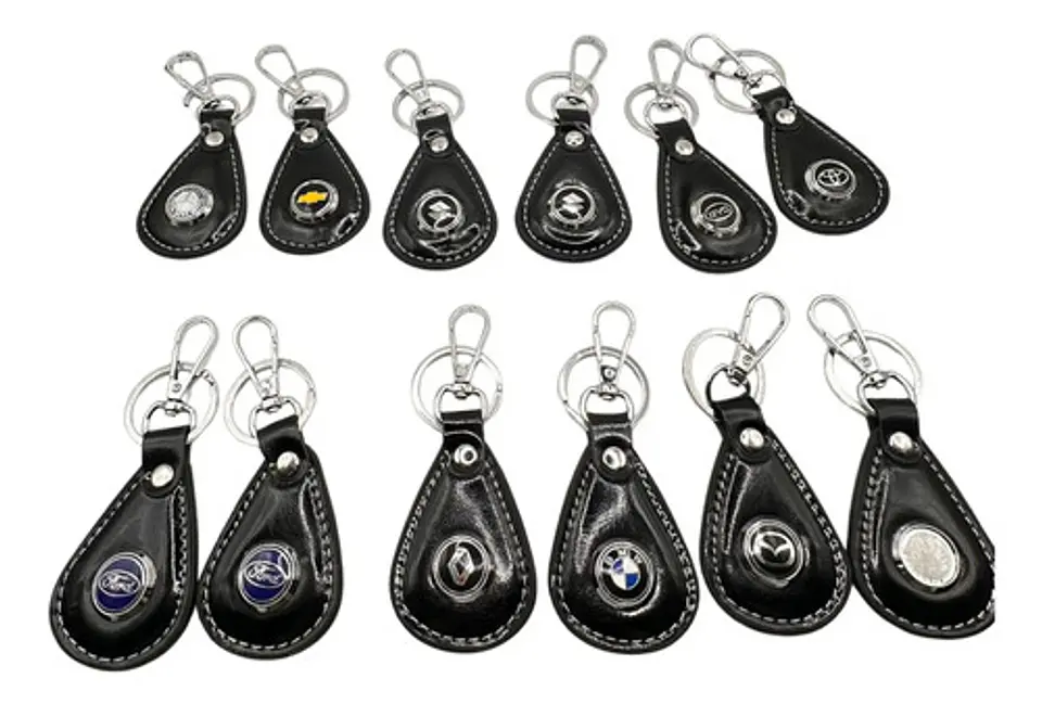 Llavero Blackmotion Cuero Sintético Diseño Premium X12 6