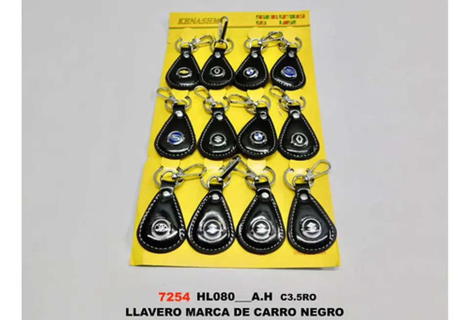 Llavero Blackmotion Cuero Sintético Diseño Premium X12 8