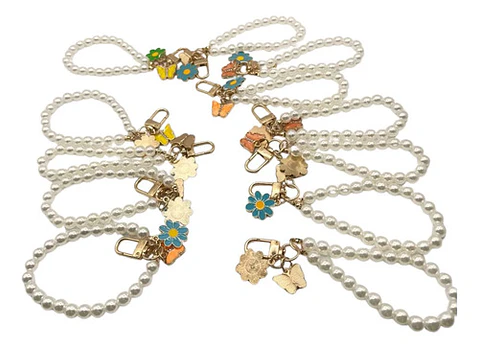 Llavero Charm Perlado Deluxe Diseño Exclusivo X12