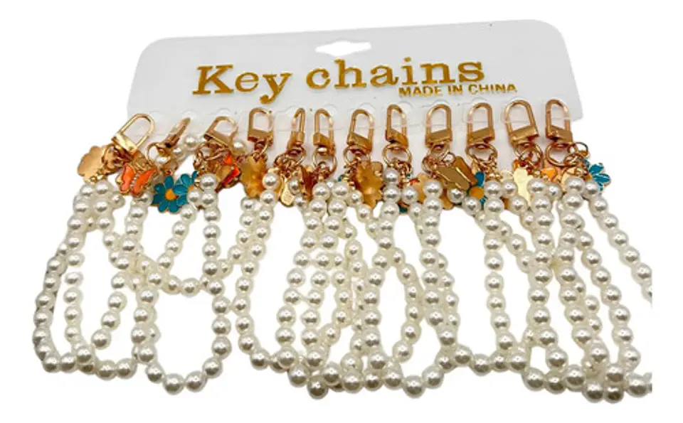 Llavero Charm Perlado Deluxe Diseño Exclusivo X12 5