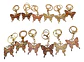 Llavero Elegance Butterfly Luxury Shine Oro  X12 - Miniatura 1