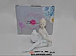Figura Artística De Bailarina En Porcelana Blanca Premium - Miniatura 6