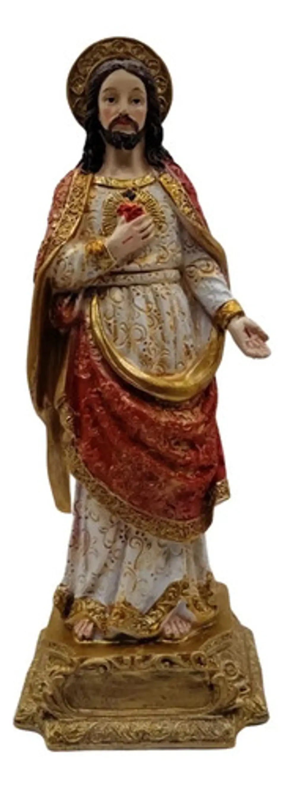 Figura Religiosa Sagrado Corazón De Jesús Decorativa Premium 1