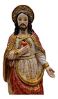 Figura Religiosa Sagrado Corazón De Jesús Decorativa Premium - Miniatura 4