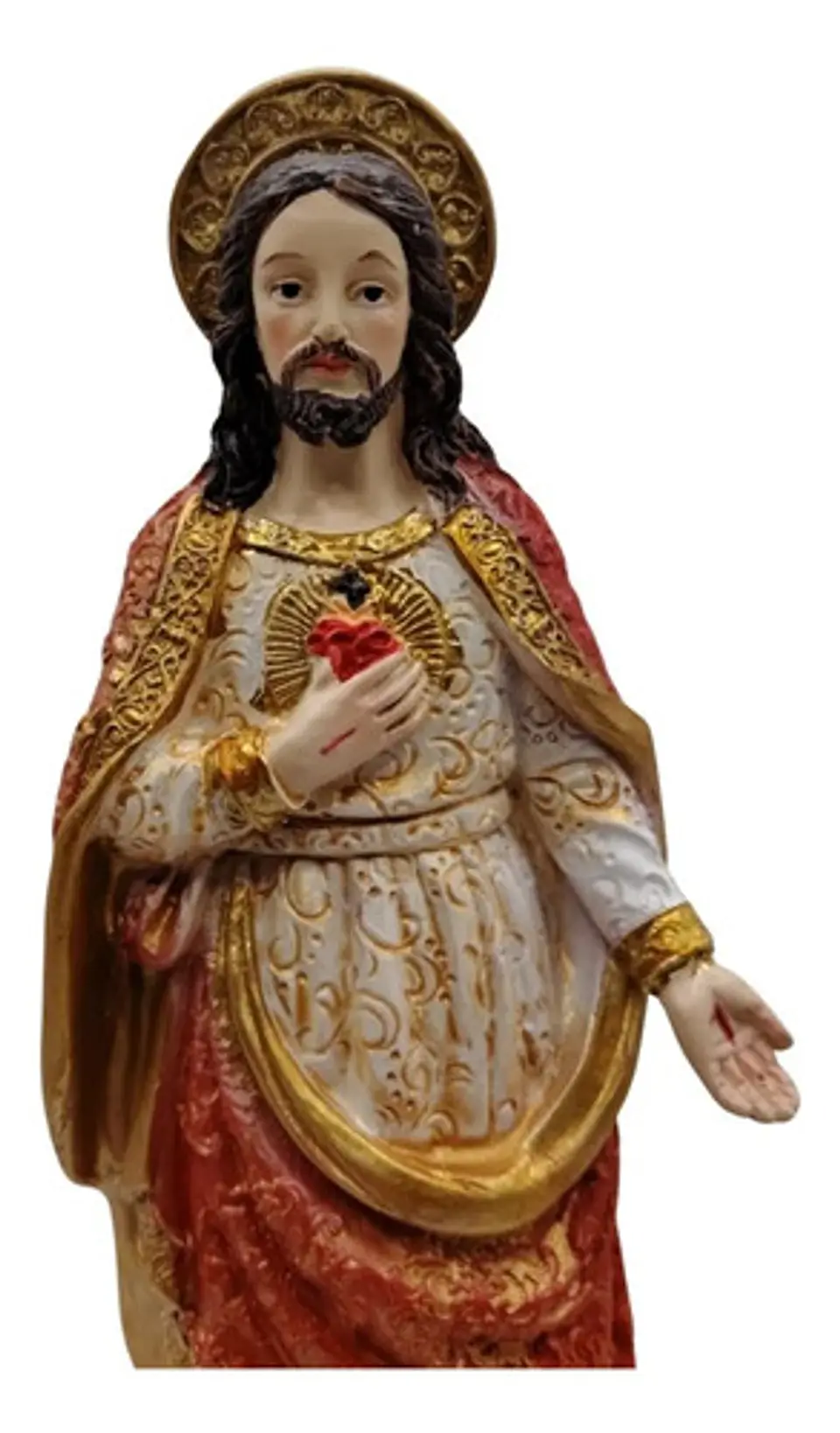 Figura Religiosa Sagrado Corazón De Jesús Decorativa Premium 4
