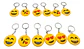 Llavero Emoticones Colgante Funny Collection X12 - Miniatura 1