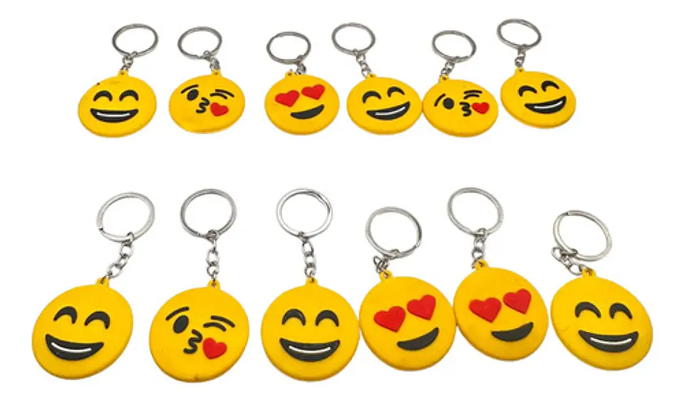 Llavero Emoticones Colgante Funny Collection X12 1