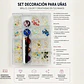 Kit Decoración Para Uñas Nail Art Cristales Glitter Accesori Multicolor - Miniatura 2
