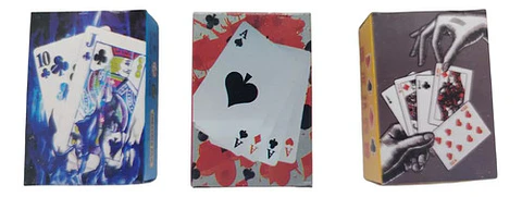 Set Mini Mazos De Cartas Póker Diseños Exclusivos Portátiles