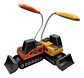 Lámpara Led Bulldozer Premium De Ingeniería Para Niños - Miniatura 4