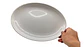 Plato Melamina Blanco Ovalado Elegante 28 Cm - Miniatura 5