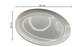 Plato Ovalado Melamina Blanca Premium Para Servir 30 CM - Miniatura 6