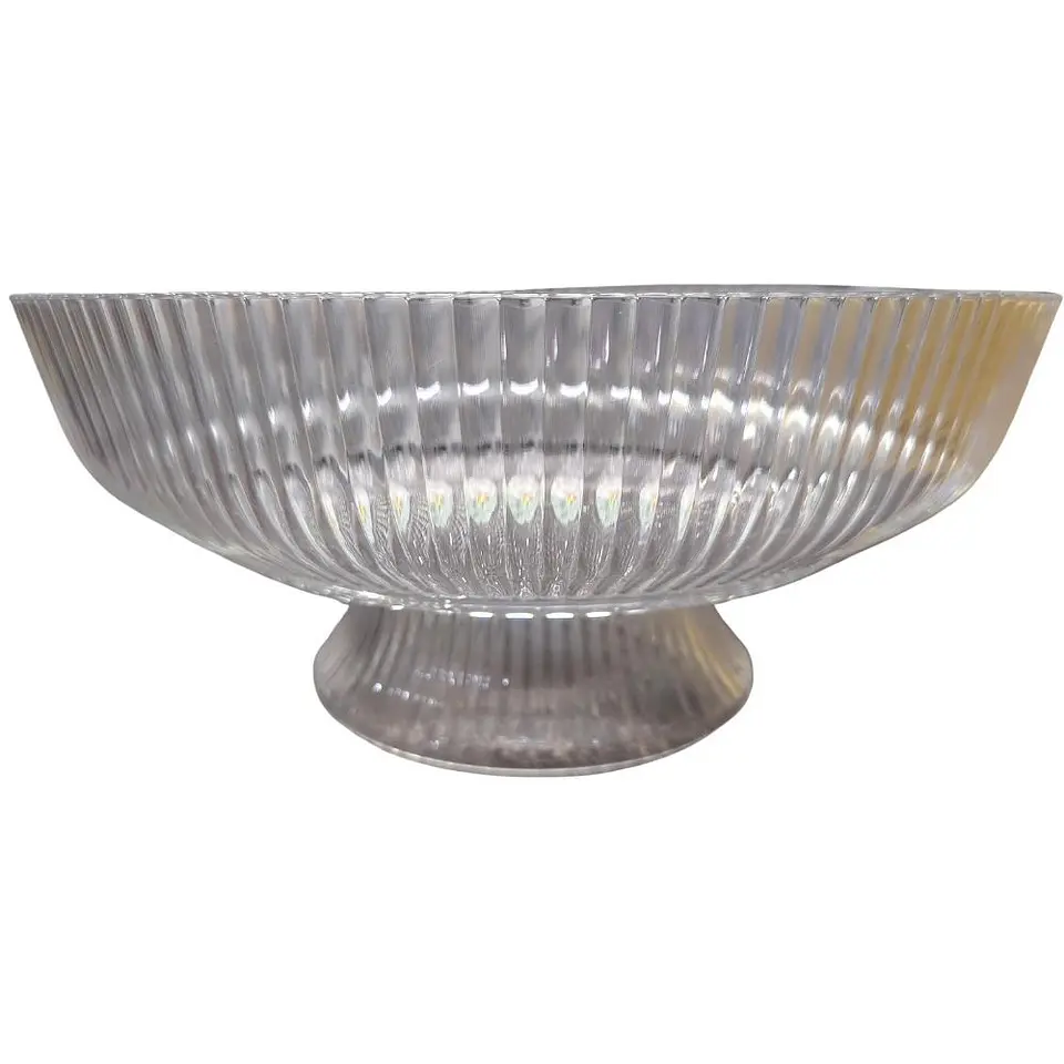 Frutero De Vidrio Transparente Decorativo Centro De Mesa 1