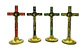 Cruz Religiosa Decorativa de Mesa 11.5 cm Dorada - Miniatura 1