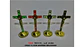 Cruz Religiosa Decorativa de Mesa 11.5 cm Dorada - Miniatura 7