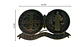 Medalla San Benito Decorativa de Mesa 8 cm Dorada - Miniatura 7