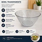 Bowl Acrílico Transparente Grande Para Frutas Ensaladas Y Postres - Miniatura 4
