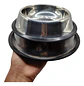 Combo Plato De Acero Inoxidable Antiderrames Para Perros - Miniatura 2