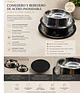 Combo Plato De Acero Inoxidable Antiderrames Para Perros - Miniatura 3