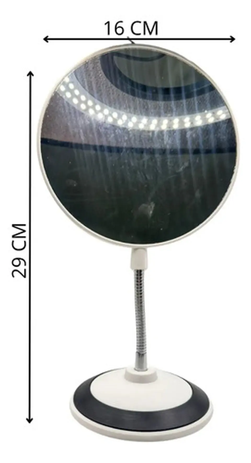 Espejo Tocador Individual Base Circular Moderna 7