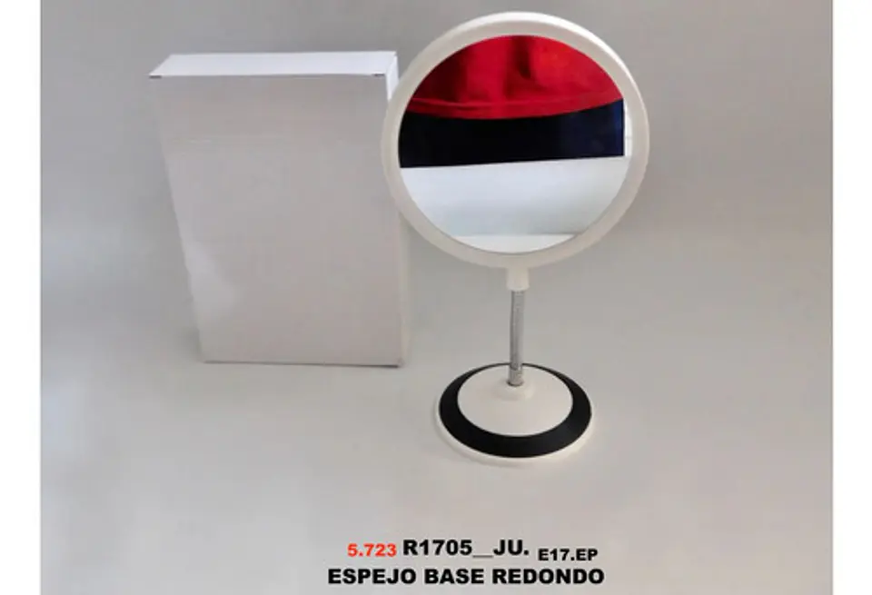 Espejo Tocador Individual Base Circular Moderna 8