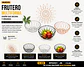 Frutero Organizador Metálico Elegante Multiuso Plateado - Miniatura 5