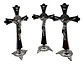 Crucifijo San Benito Premium De Mesa-elegancia Y Protección - Miniatura 1