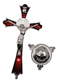 Crucifijo San Benito Premium De Mesa-elegancia Y Protección - Miniatura 3