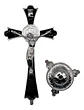 Crucifijo San Benito Premium De Mesa-elegancia Y Protección - Miniatura 5