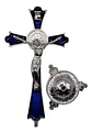 Crucifijo San Benito Premium De Mesa-elegancia Y Protección - Miniatura 6