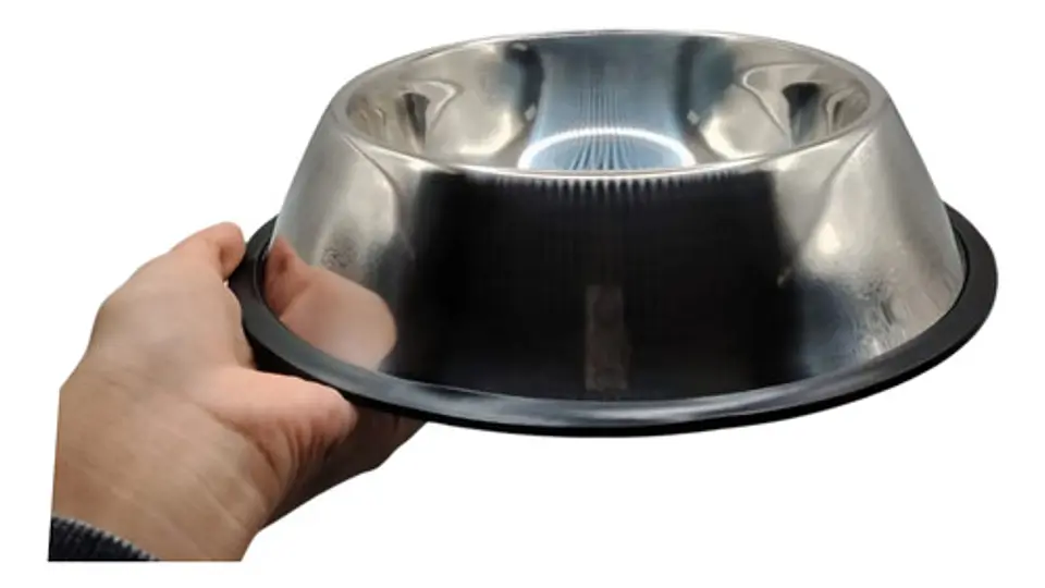 Plato De Acero Inoxidable Antideslizante 22 X 5 Cm 1