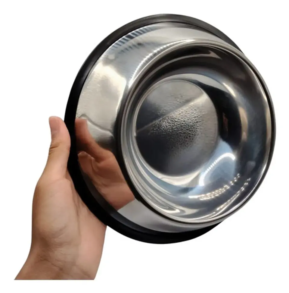 Plato De Acero Inoxidable Antideslizante 22 X 5 Cm 5