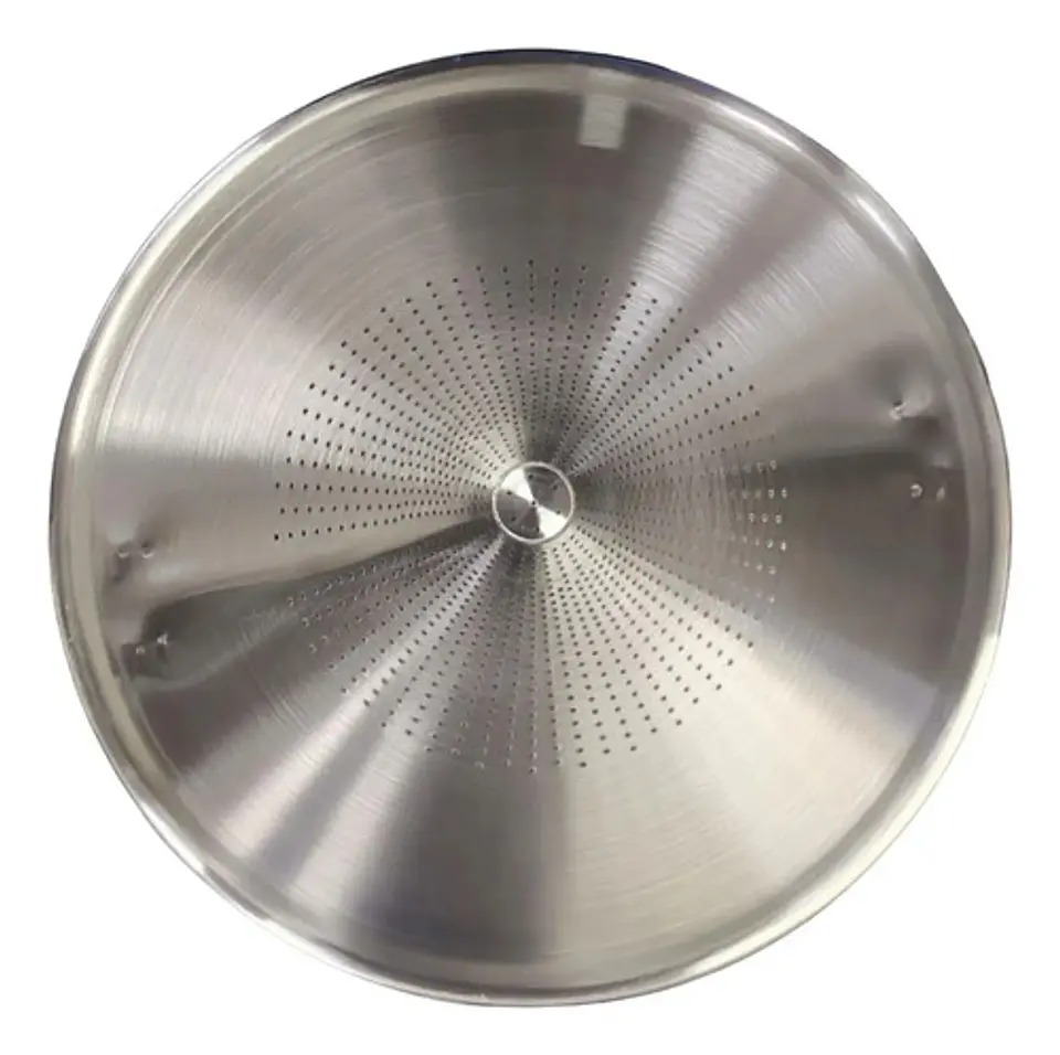 Colador Cónico Acero Inoxidable Con Mango Para Cocina 22 Cm 4