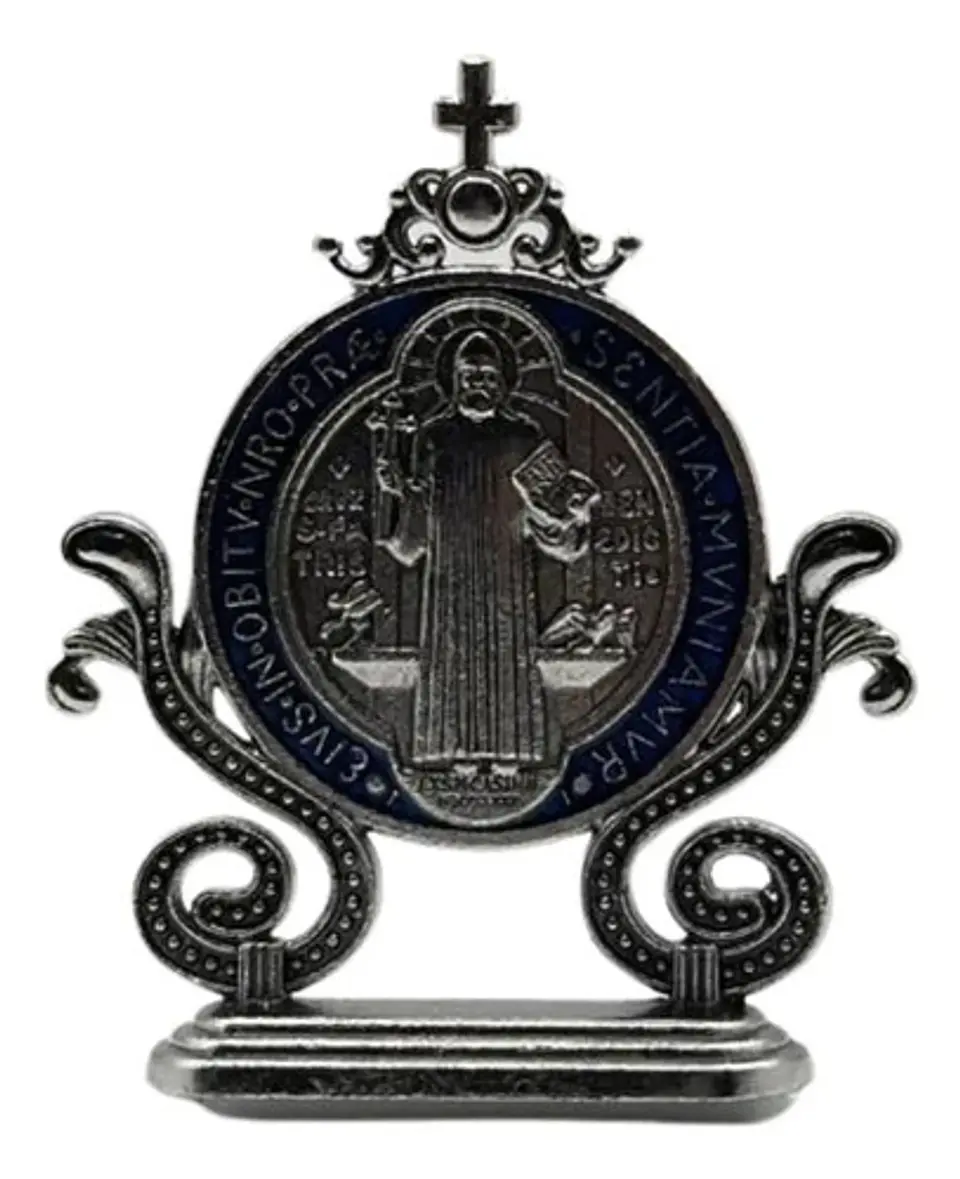 Medalla Católica San Benito Decorativa Para Escritorio 6