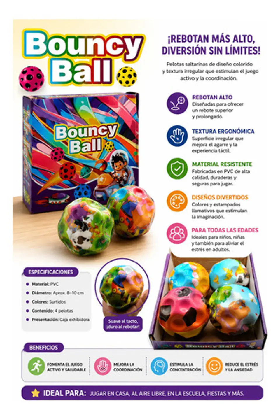 Bouncy Ball  Diversión Que Rebota Sin Límites X 4 2