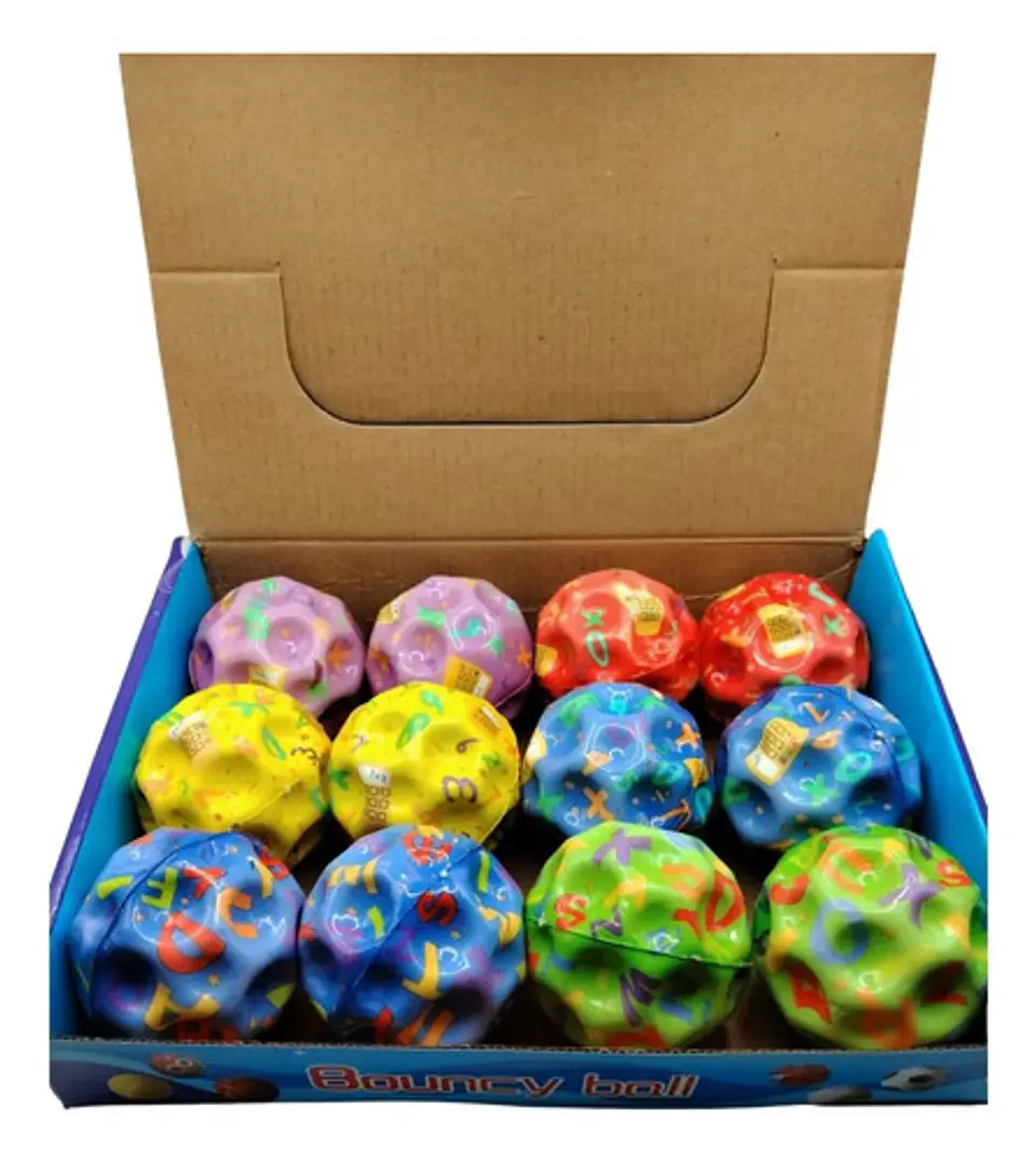 Pelotas Saltarinas Premium X12  Alto Rebote Colores Surtidos 2