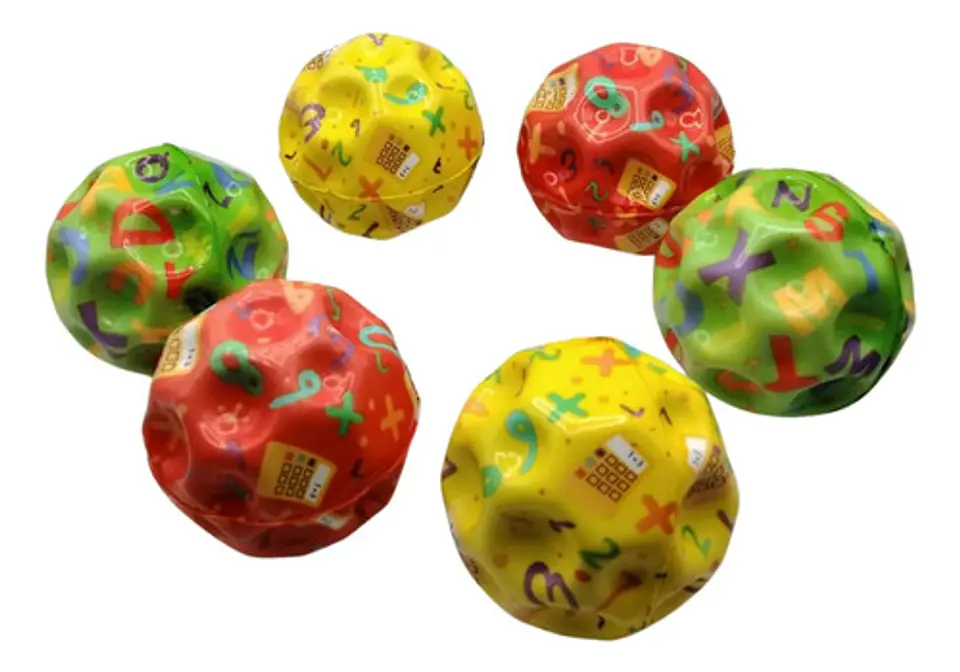 Pelotas Saltarinas Premium X12  Alto Rebote Colores Surtidos 6