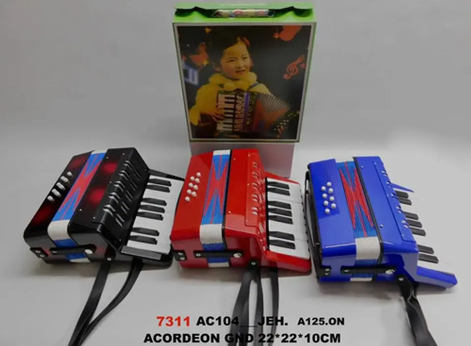 Acordeón Infantil De Juguete  Diversión Y Aprendizaje Music 5