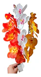 Orquídea Artificial Grande De Seda Realista Para Decoración - Miniatura 4