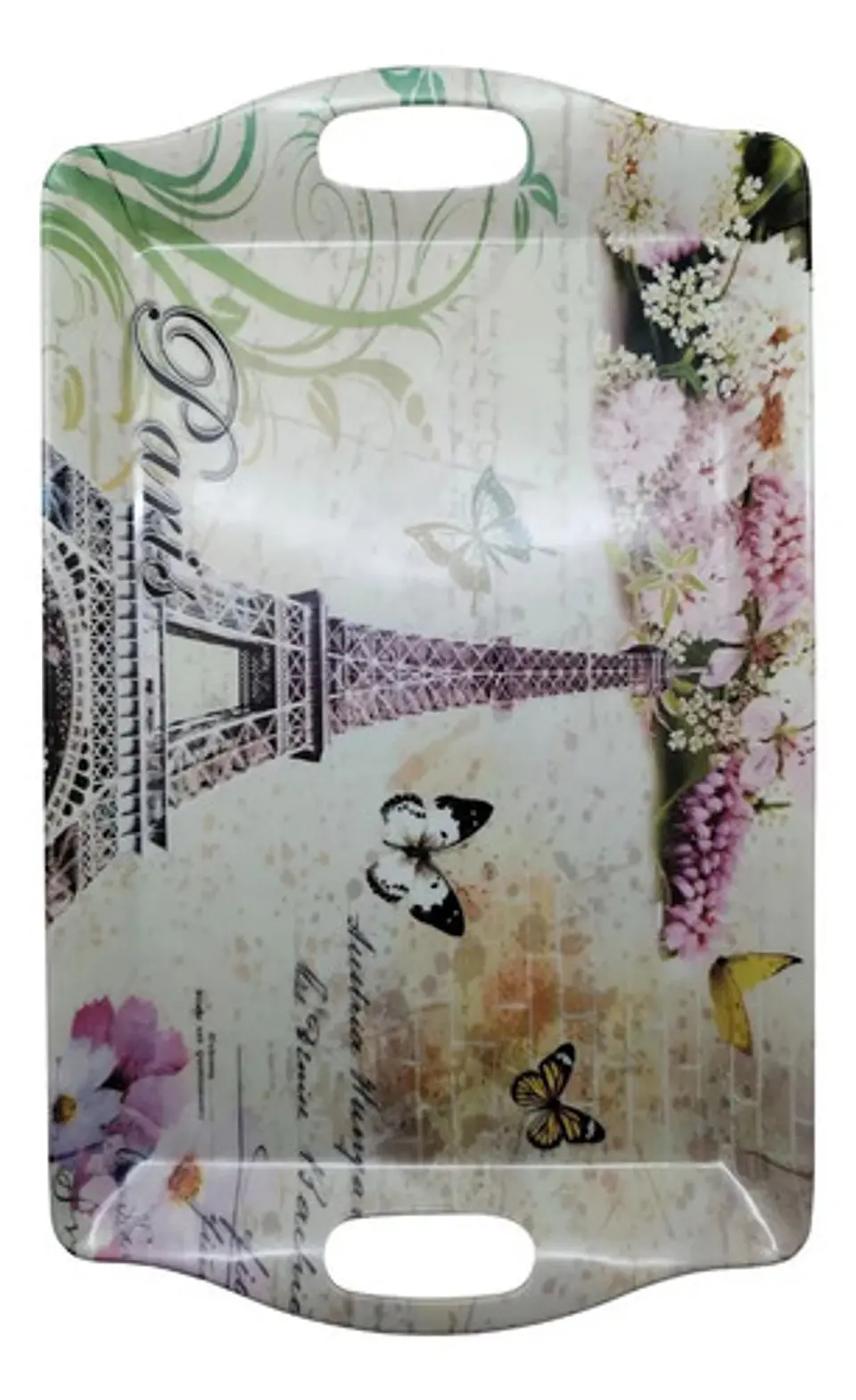 Bandejas Decorativas Plásticas 37x23 Cm Con Asas Multiusos Multicolor 5