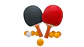 Set Ping Pong 2 Raquetas Pelotas Y Estuche Portátil - Miniatura 1